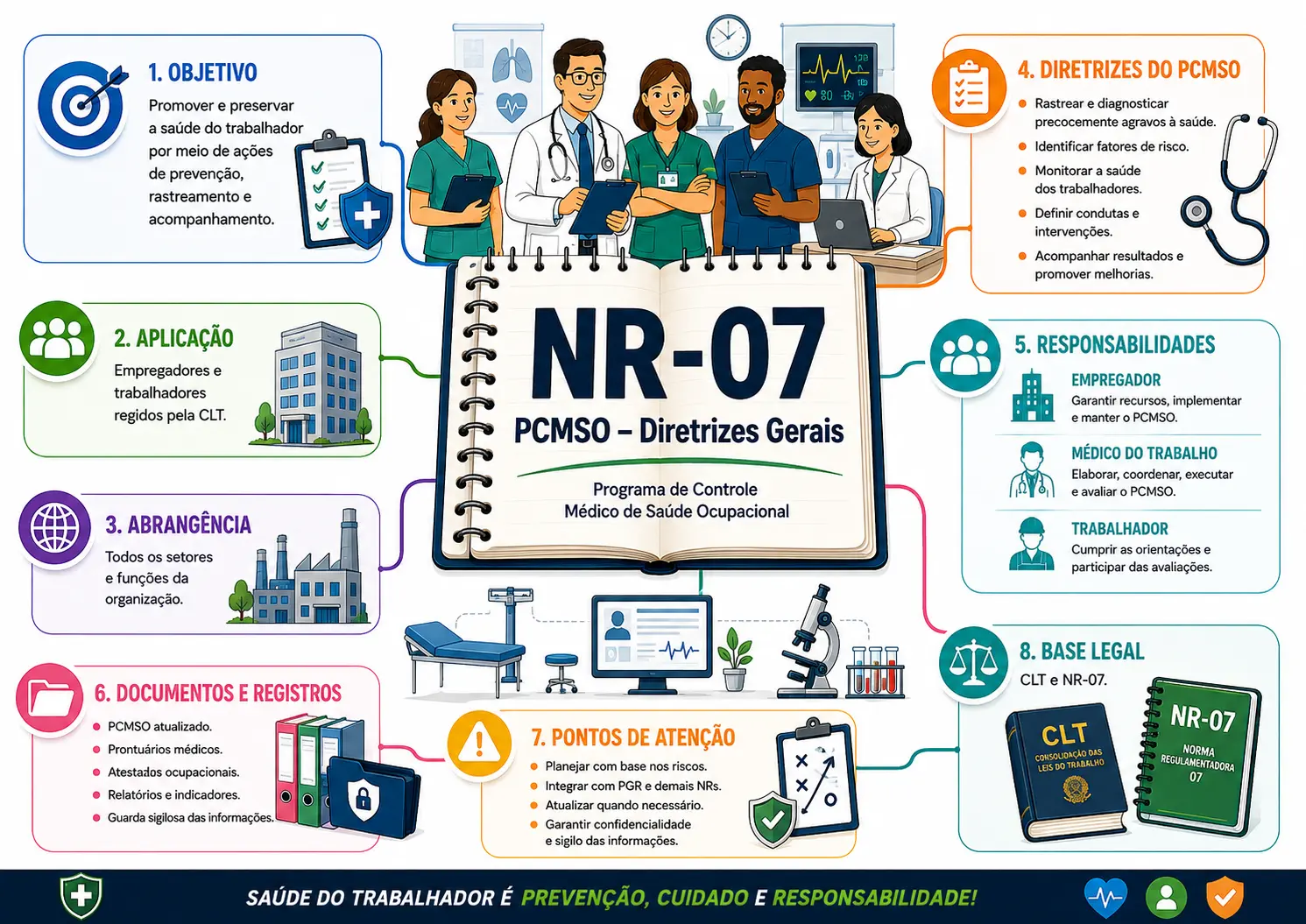 Mapa mental da NR-07 — Facilita NR